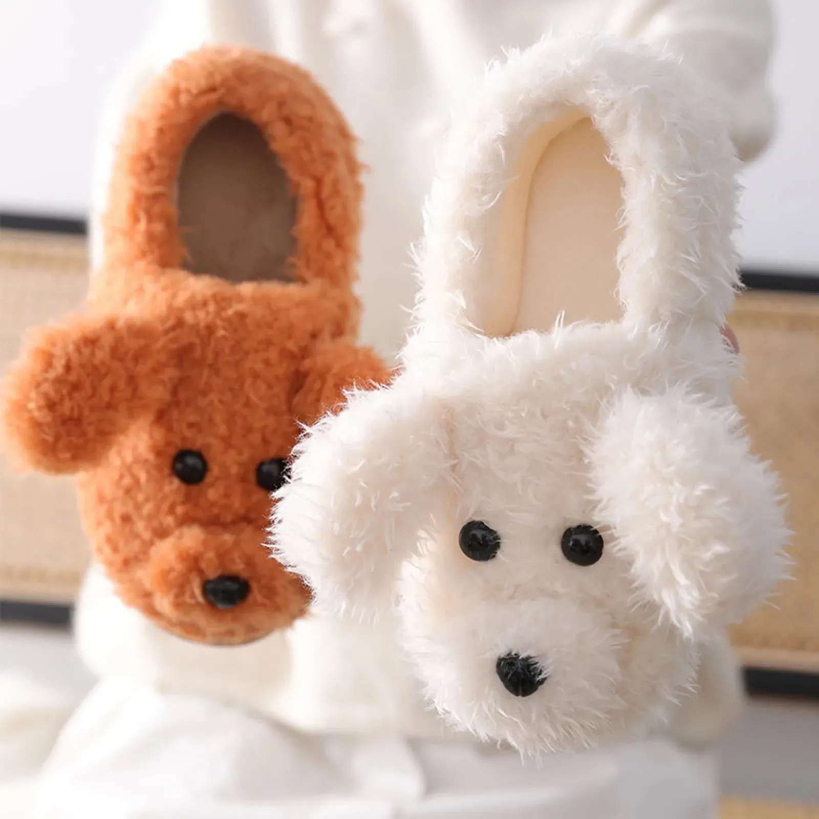 Pat and Pet Emporium | Shoes | Women's Warm Winter Dog Slippers