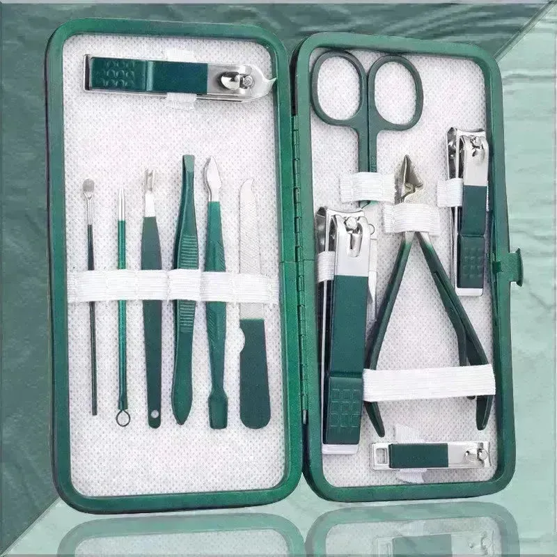 Pedicure Knife Nail Clippers Set Box Manicure Implement Nail Clippers Set