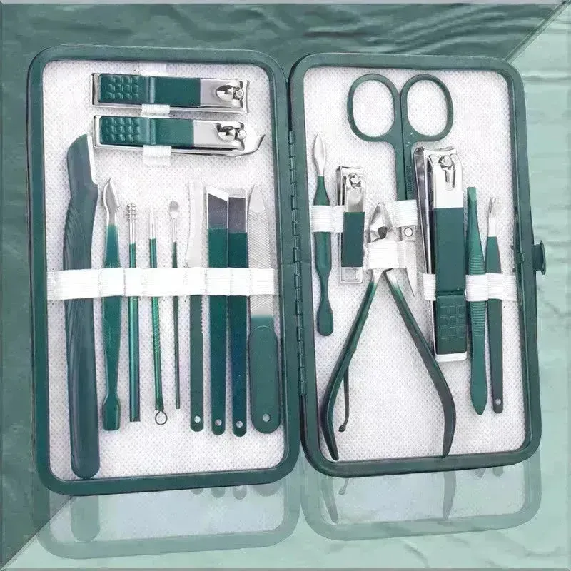 Pedicure Knife Nail Clippers Set Box Manicure Implement Nail Clippers Set