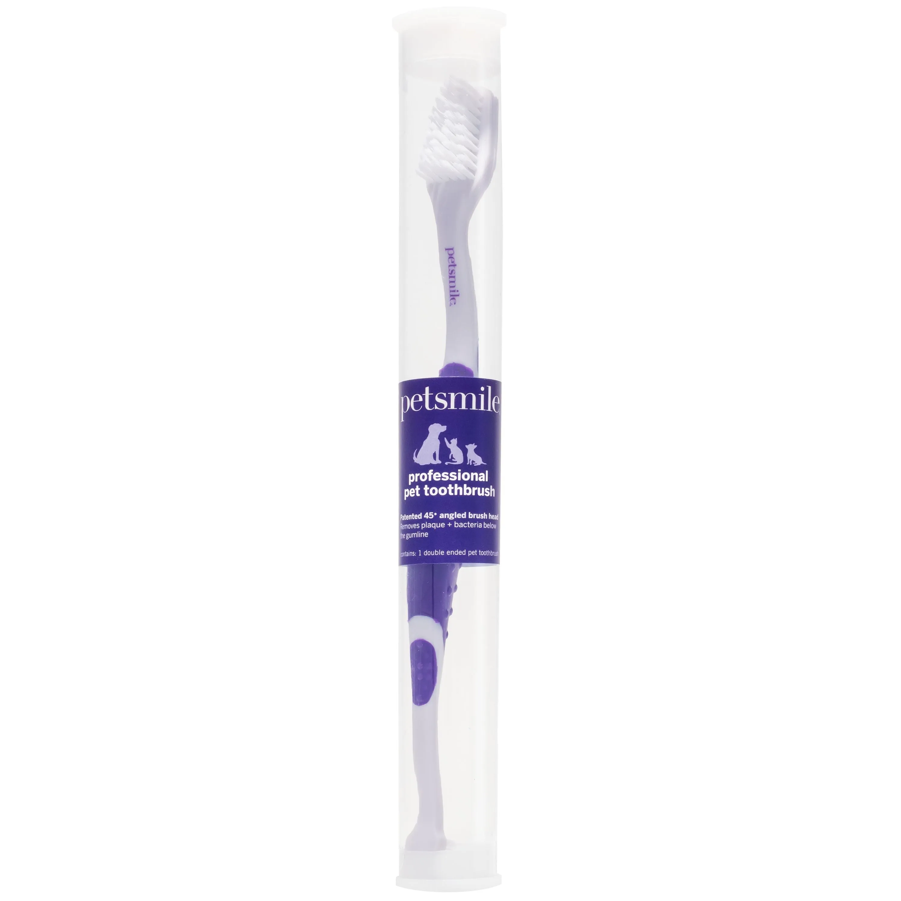 Petsmile Professional Dual Ended Toothbrush for Dogs and Cats^^^