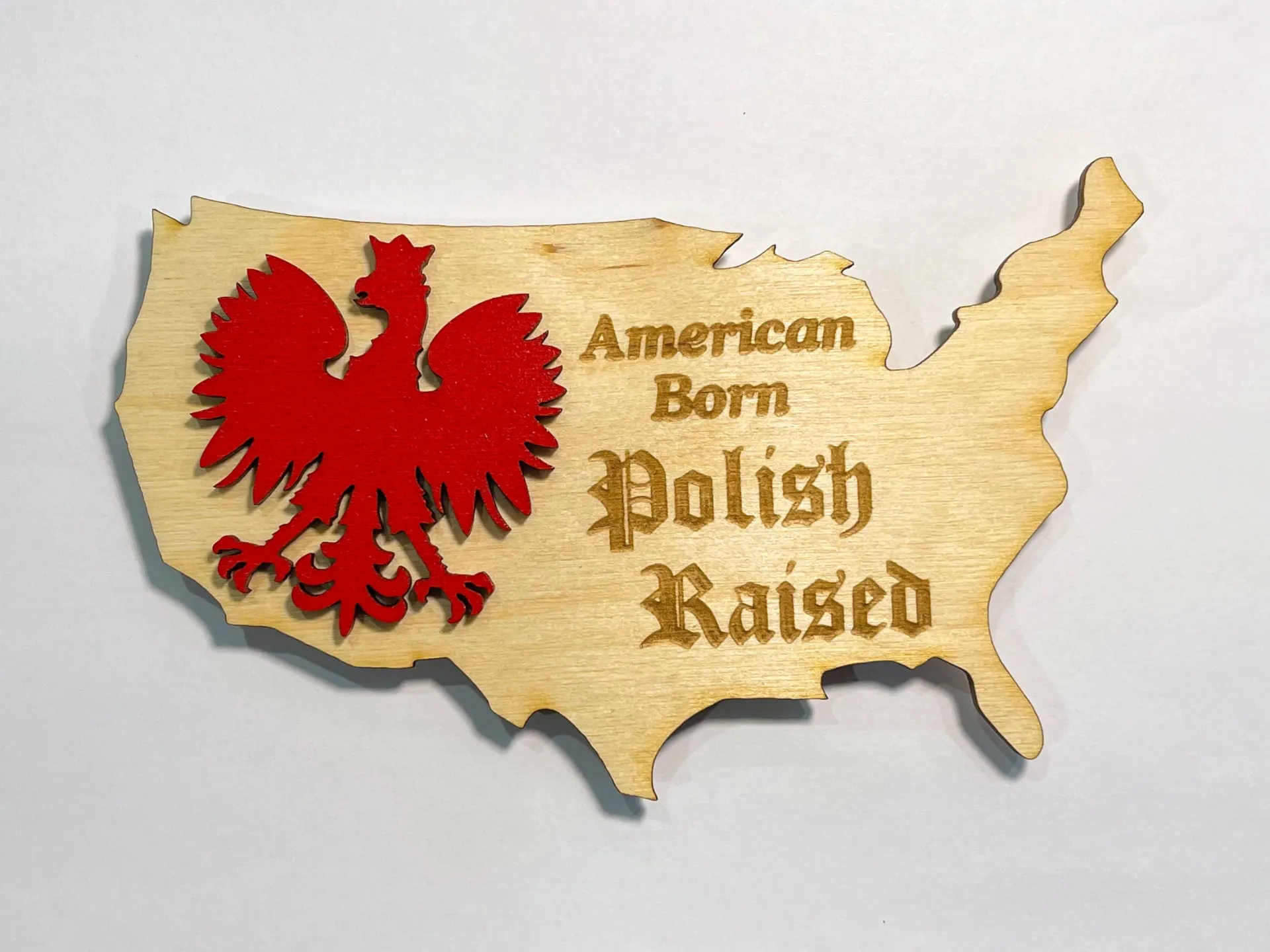 Polish 3D American Magnet
