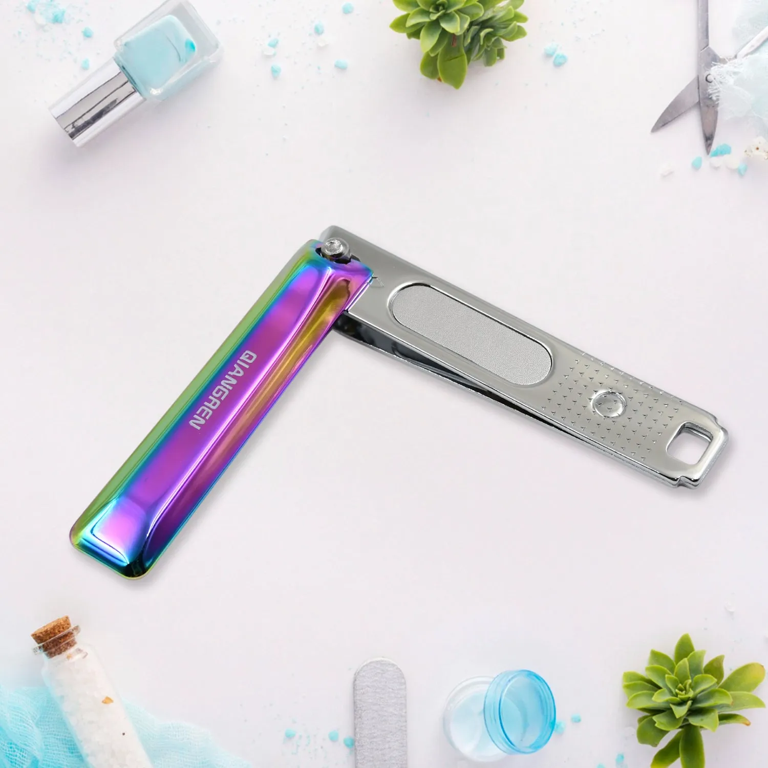 Portable Stainless Steel Large Nail Clippers with Nail File