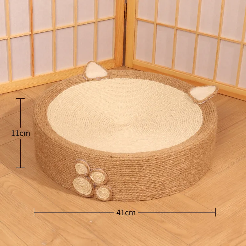 Round Cat Scratcher Pad  2 in 1