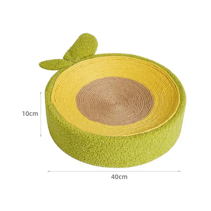 Round Cat Scratcher Pad  2 in 1