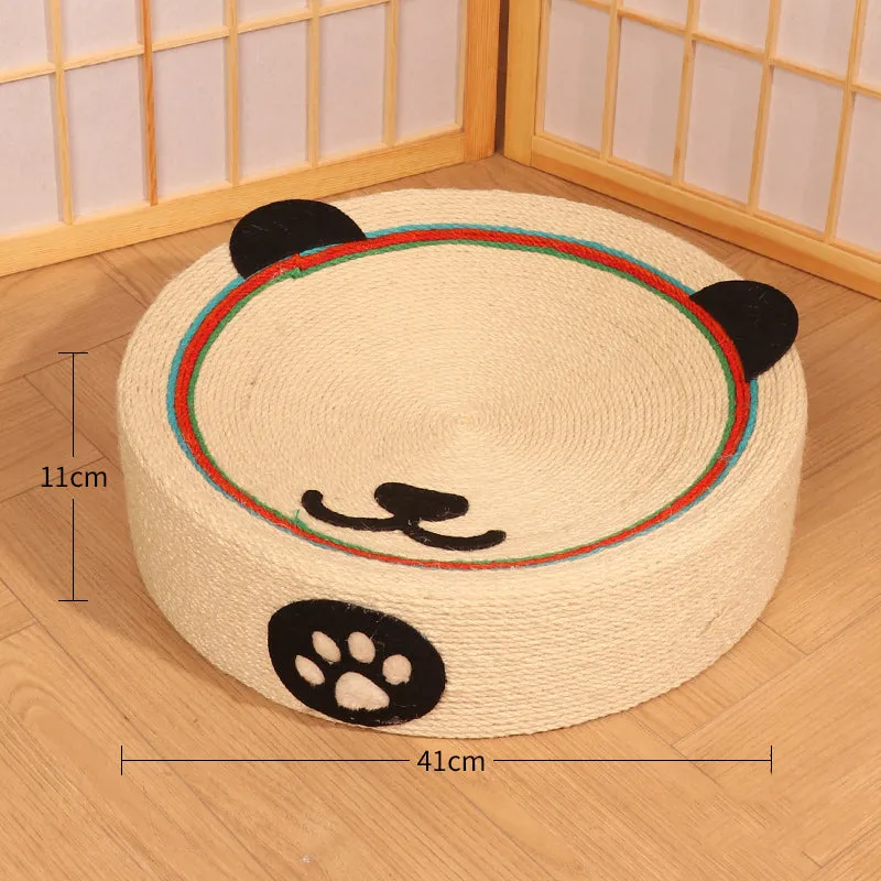 Round Cat Scratcher Pad  2 in 1