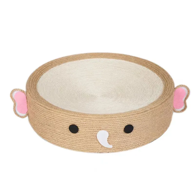 Round Cat Scratcher Pad  2 in 1