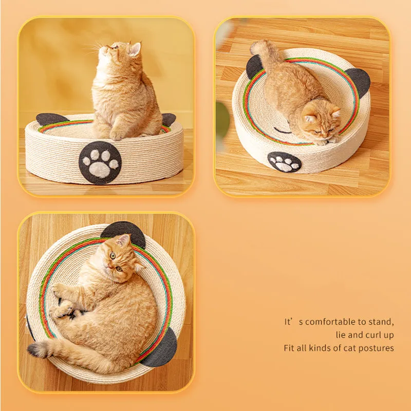 Round Cat Scratcher Pad  2 in 1
