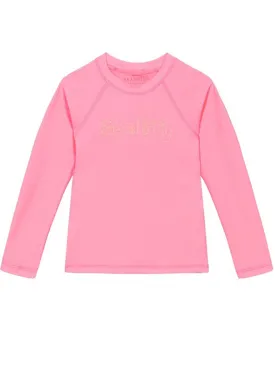 Seafolly UV rash top - pink long