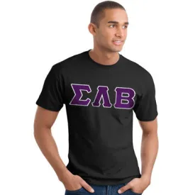 Sigma Lambda Beta Letter T-Shirt - G500 - TWILL