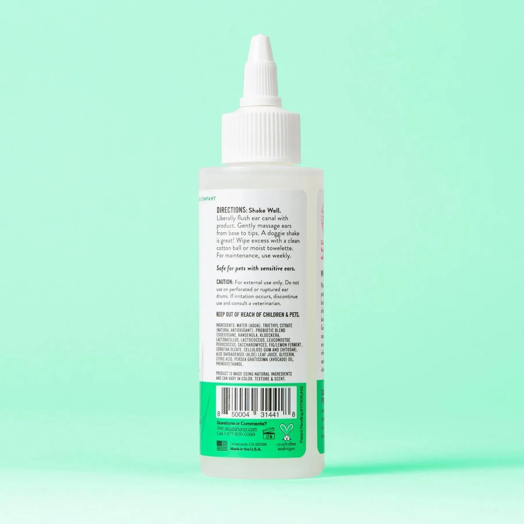 Skout's Honor Probiotic Ear Cleaner, 4 oz