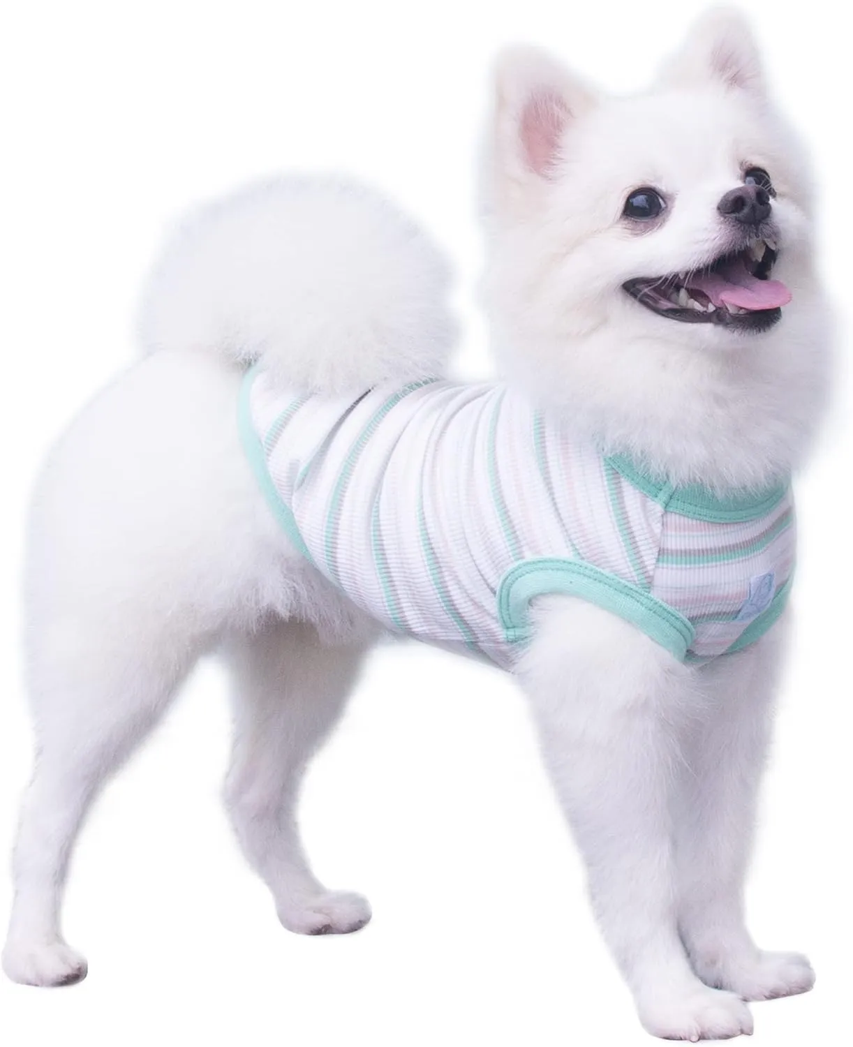 Teacup Dog Hawaiian Shirts, Puppy Clothes Summer T-shirts for Small Dogs and Cats, Printed Chihuahua Clothes Pet Apparel for Dog Boys