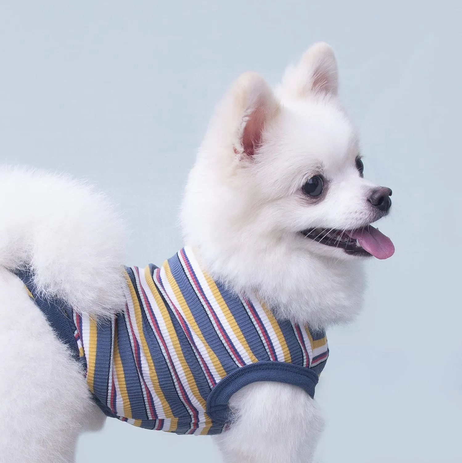 Teacup Dog Hawaiian Shirts, Puppy Clothes Summer T-shirts for Small Dogs and Cats, Printed Chihuahua Clothes Pet Apparel for Dog Boys