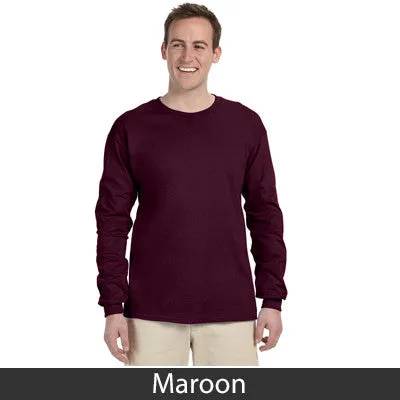 Theta Delta Chi Long-Sleeve Shirt, 2-Pack Bundle Deal - Gildan 2400 - TWILL