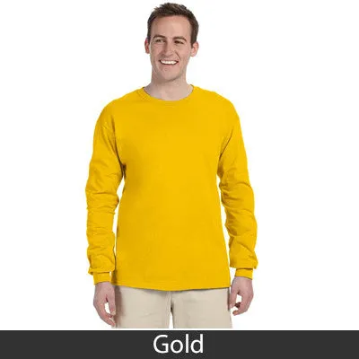 Theta Delta Chi Long-Sleeve Shirt, 2-Pack Bundle Deal - Gildan 2400 - TWILL