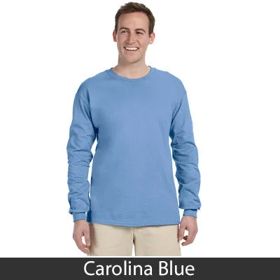Theta Delta Chi Long-Sleeve Shirt, 2-Pack Bundle Deal - Gildan 2400 - TWILL