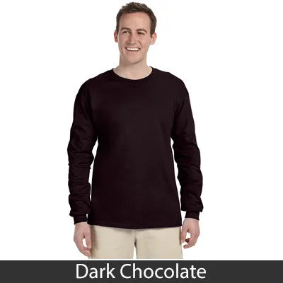 Theta Delta Chi Long-Sleeve Shirt, 2-Pack Bundle Deal - Gildan 2400 - TWILL