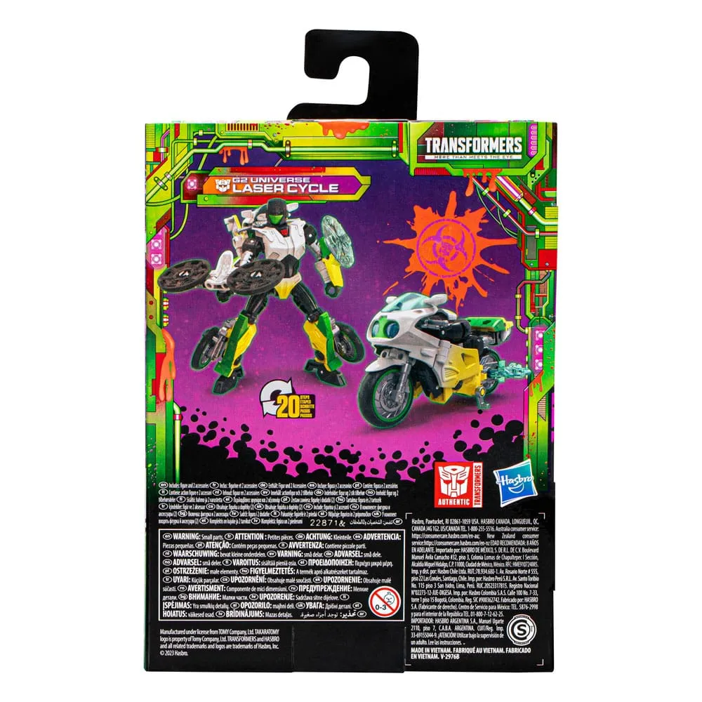 Transformers Generations Legacy Evolution Deluxe Class Action Figure G2 Universe Laser Cycle 14 Cm