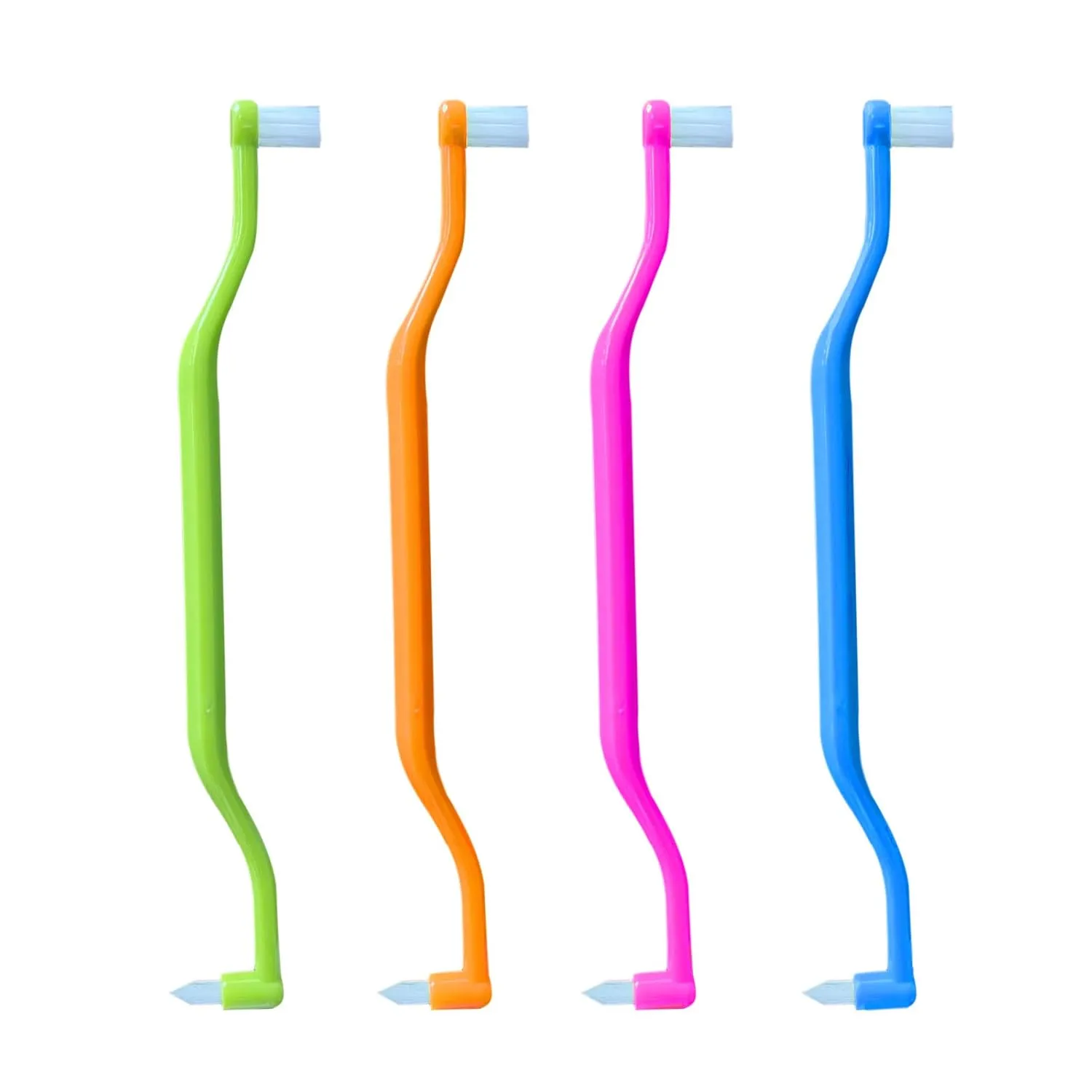 Ultra Soft Bristles Toothbrush, 4 Pcs, for Adults, Unisex, Battery Powered, D-2