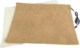 USB Heating pet Electric Blanket, Low Voltage Dog pad, cat pad, pet nest, pet Warmth and Insulation(Teddy Brown 60  45cm)